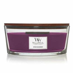 Woodwick Spiced Blackberry Ellipse Candle