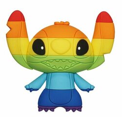 DISNEY - Rainbow Stitch - 3D foam collectible magnet