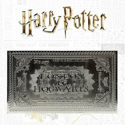HARRY POTTER - Hogwarts Express - Silver Plated Collector Ticket
