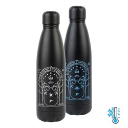 LORD OF THE RINGS - Doors of Durin - Cold Change Metallic Bottle / Drinkfles 750ml