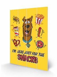 SCOOBY DOO - Wood Print 40X59 - Snacks