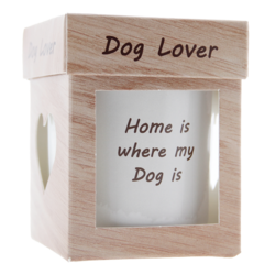 Candlelight4U - Kaars - Dog Lover - Home is where my Dog is 