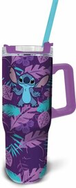 STITCH - Purple Flower - XL Rambler Mug - Size 940ml