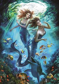 Zeemeerminnen / Mermaids Puzzel 500 Stukjes Art-Puzzle