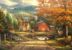 Chuck Pinson - Country Roads Take Me Home Puzzel 1000 Stukjes