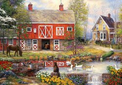Chuck Pinson - Reflections On Country Living Puzzel 1000 Stukjes