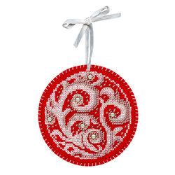 Kruissteekpakket "Frost patronen. Kerstbal"