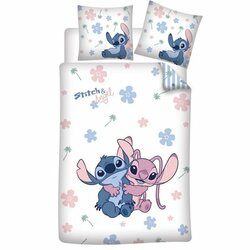 LILO & STITCH - Duvet Cover 140x200cm + 65x65cm - Stitch and Angel
