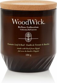 WoodWick ReNew Tomato Leaf & Basil Medium Candle