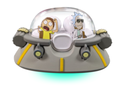 RICK & MORTY - Light Up - Earpods Audio True Wireless Sound -Spaceship