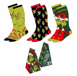 GRINCH - 3 Pairs socks Pack (Taille 38-45)