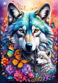 Wolves - Maternal Love Collection - Puzzel - 1000 stukjes