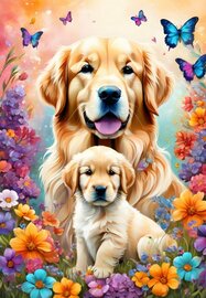 Dogs - Maternal Love Collection - Puzzel - 1000 Stukjes