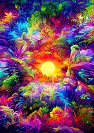Rainbow Tropic - Puzzel -1000 stukjes