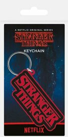 STRANGER THINGS - Logo - Rubber Keychain