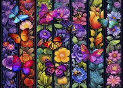 Flowers and Flyers - Puzzel - 1500 Stukjes