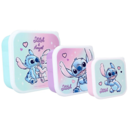 STITCH & ANGEL - Let's Eat! - Snack Boxes - 3 pcs