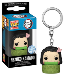 DEMON SLAYER - Pocket Pop Keychains - Nezuko in Basket