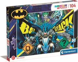 DC - Batman on moto - Puzzel 104 stukjes