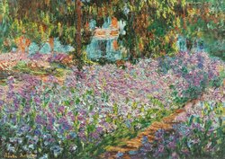 Claude Monet: The Artist's Garden at Giverny  Puzzel 1000 Stukjes