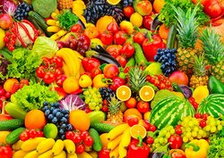 Fruits and Vegetables  / Fruit en Groenten Puzzel 1000 Stukjes