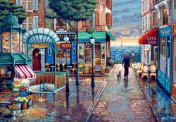 Rainy Day Stroll  Puzzel 1000 Stukjes