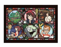 KIKI'S DELIVERY SERVICE - Characters - Stained Glass Puzzle 1000P
