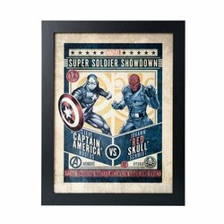 MARVEL - Captain America VS Red Skull - Collector Print