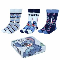 STITCH - Happy - 3 Pairs socks Pack (Size 40-46)