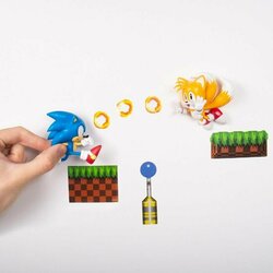 SONIC - Vinyl 3D Wall Stickers - 2 Pc + Stickers
