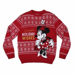 MINNIE- Winter Fun - Christmas Jumper (L)