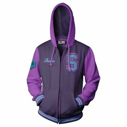 OVERWATCH - Varsity SOMBRA Zip-up Hoodies (XL)