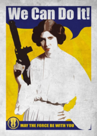 GALACTIC PROPAGANDA - Magnetic Metal Poster 45x32 - We Can Do It