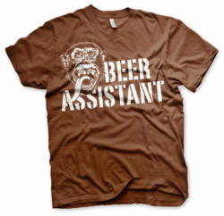 GAS MONKEY - T-Shirt Beer Assistant - Brown (M)