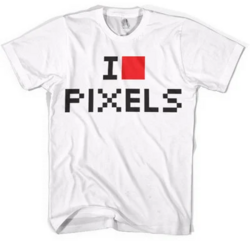 GEEK - T-Shirt I Love Pixels (S)