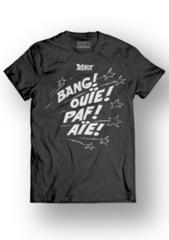 ASTERIX & OBELIX - T-Shirt - Bang! Ouie! Paf! Aie! - Black (L)