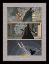 STAR WARS - Collector Print HQ 32X42 - Luke Battles Darth Vader