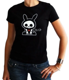 SKELANIMALS - T-Shirt JACK Femme Black Basic (XL)