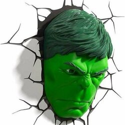 MARVEL - 3D Deco Light - HULK FACE