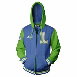 OVERWATCH - Varsity LUCIO Zip-up Hoodies (XXL)