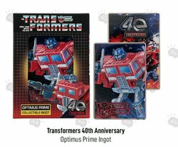 TRANSFORMERS - 40th Anniversary - Autobots - Limited Edition Ingot