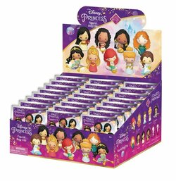 DISNEY - Princess -  Serie 31 - 3D Foam Bag Clip (Display 24 Pcs)