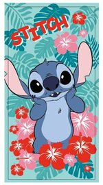 DISNEY - Stitch Red Flowers - Beach Towel 70x140cm - Strandlaken - Handdoek