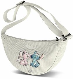 Lilo en Stitch - Tender-Roy ovale tas - Schoudertas - Handtas - gebroken wit