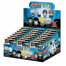 NARUTO SHIPPUDEN -  Series 5 - 3D Foam Bag Clip (Display 24 Pcs)