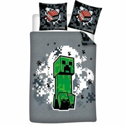 MINECRAFT - Duvet Cover 140x200cm + 65x65cm