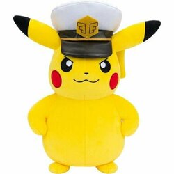 POKEMON - Captaine Pikachu - Peluche 20cm