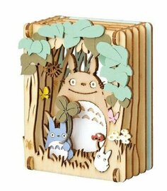 MY NEIGHBOR TOTORO - Totoro - Paper Theater Wood Style