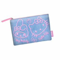 HELLO KITTY & MELODY - Denim - Travel Bag
