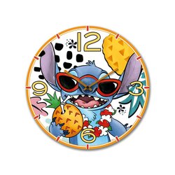 STITCH - Wall Clock 35cm - White